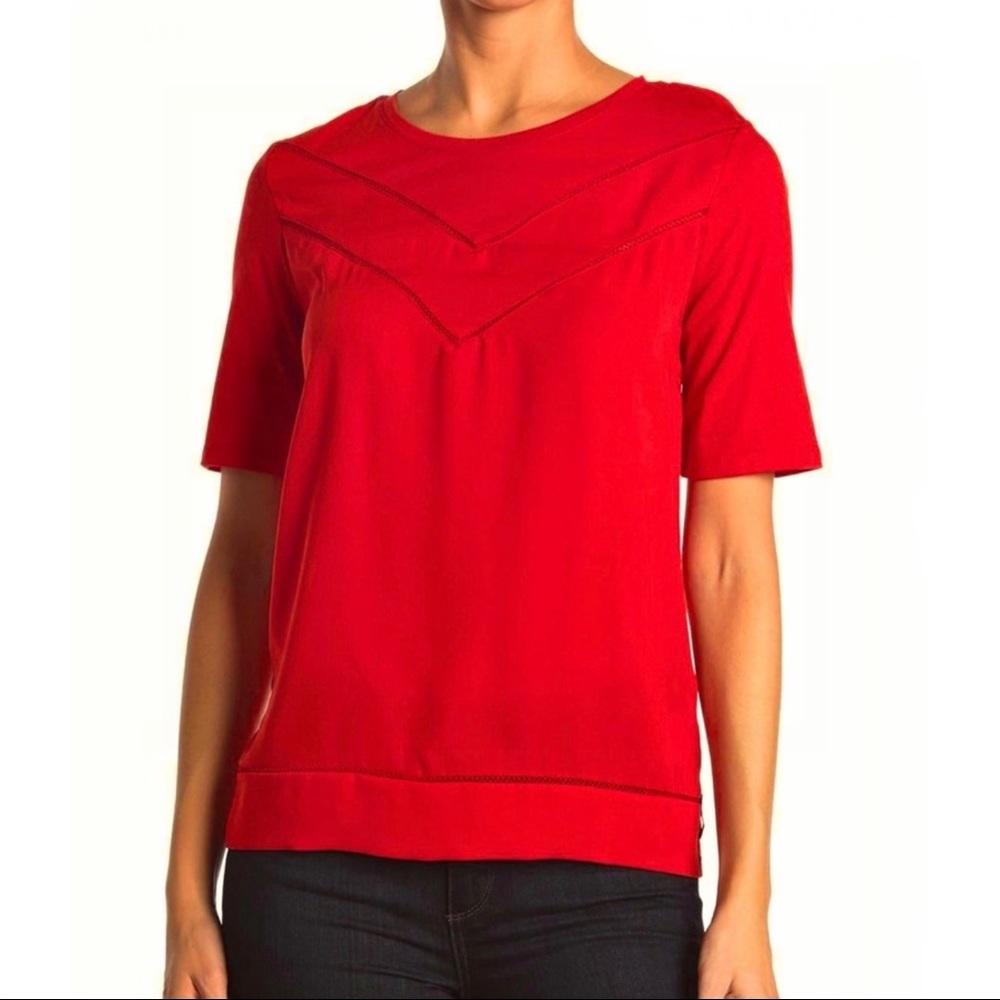 NEW SCOTCH & SODA RED SHORT SLEEVE TOP